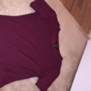 Burgundy Bodycon dress